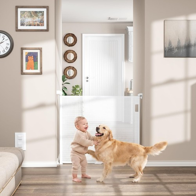 #ad Retractable Baby Gates for Stairs Retractable Dog Gate for Indoor Outdoor Us... $54.92