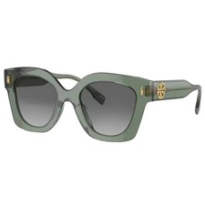 Tory Burch TY 7201U 194111 Transparent Sage Plastic Sunglasses Grey Gradient