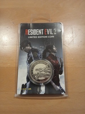 Resident Evil 2 - Limited Edition Coin/Münze - Silver Edition -sealed- Capcom