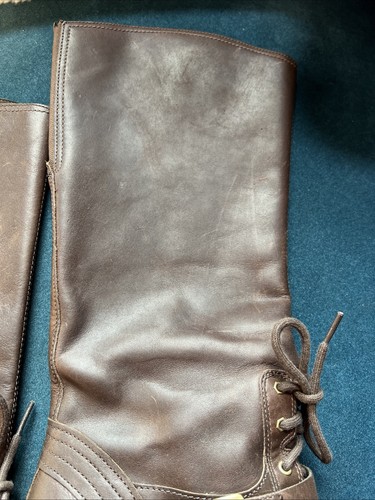 Womens Timberland Trenton Tall 8535R Tan Leather Zip Waterproof Walking Boots 11 - Picture 14 of 24