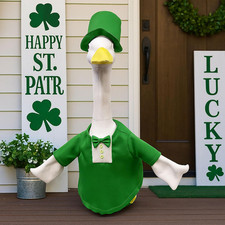 Porch Goose Outfits St. Patrick'S Goose Outfits for 23" High Cement Porch Goose