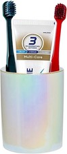 Ceramic Cute Iridescence Toothbrush Holder Toothpaste Holders, Bathroom Tumbler