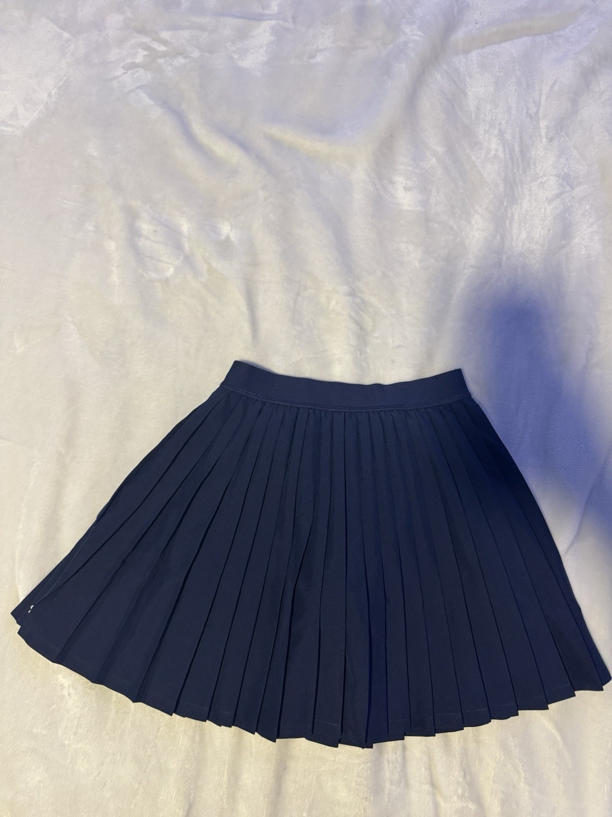 NWT Girls 12 / Large Lacoste Sport Navy Blue Size Large Ruffled Athletic Skirt