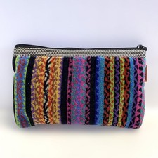 Missoni Marsupio donna piatto spugna panno multicolore elegante design unico lusso ITA