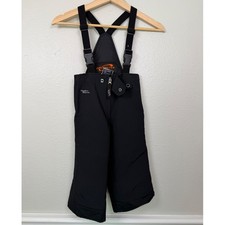 Obermeyer Kids Black HydroBlock Snow Bib Ski Pants Size 3