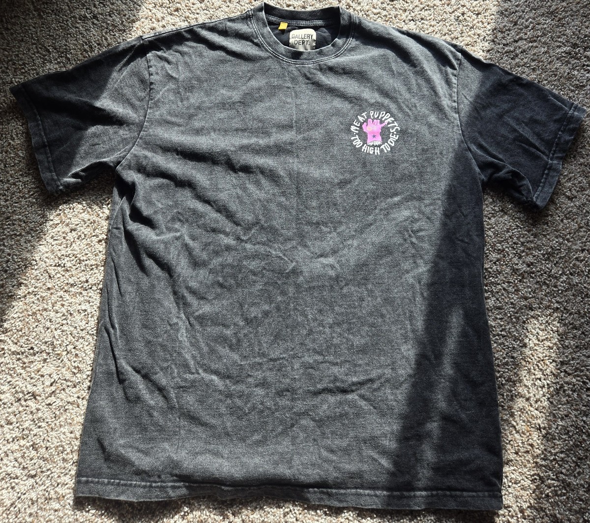 Gallery Dept Meat Puppets Too High to Die T-Shirt Large | eBay