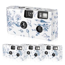 4 Pack Disposable Camera for Wedding Bulk with 6 Photos, 35 mm Single Use Cam...