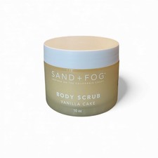 Sand Fog Vanilla Cake Body Scrub 10 oz Exfoliating Sugar Scrub New