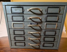 NEUMADE 6-Drawer Storage File Vintage Photography Cabinet
