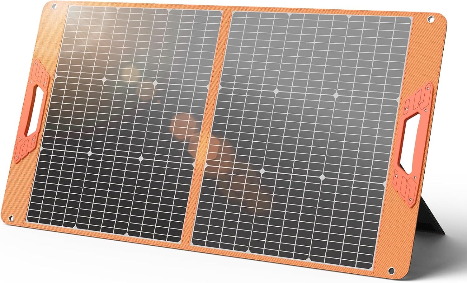100W Portable Solar Panel for Power Station, 19.8V Foldable 