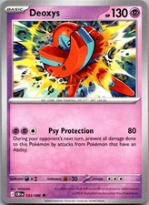 Deoxys 033/086 Uncommon Chaos Rising Pokemon Near Mint
