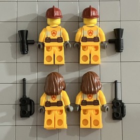 2012 LEGO #4428 City Advent Calendar Day 1 12 19 15 Firefighters Minifigs D1 68