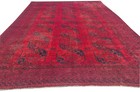 Rare Hand Knotted Antique Afghan Turkmen Felpah Wool Area Rug 11.5 x 8.0 Ft — photo 4
