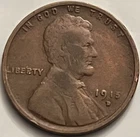 1915-D Lincoln Wheat Cent VG-F Denver Mint Early Date JC1391