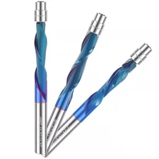 1/4'' Shank Top Bearing Flush Trimming Router Bit Solid Carbide Flush Trim Bit