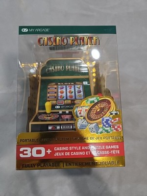 My Arcade Casino Player Handheld Electronic Game 30+ Casino & Puzzle Games