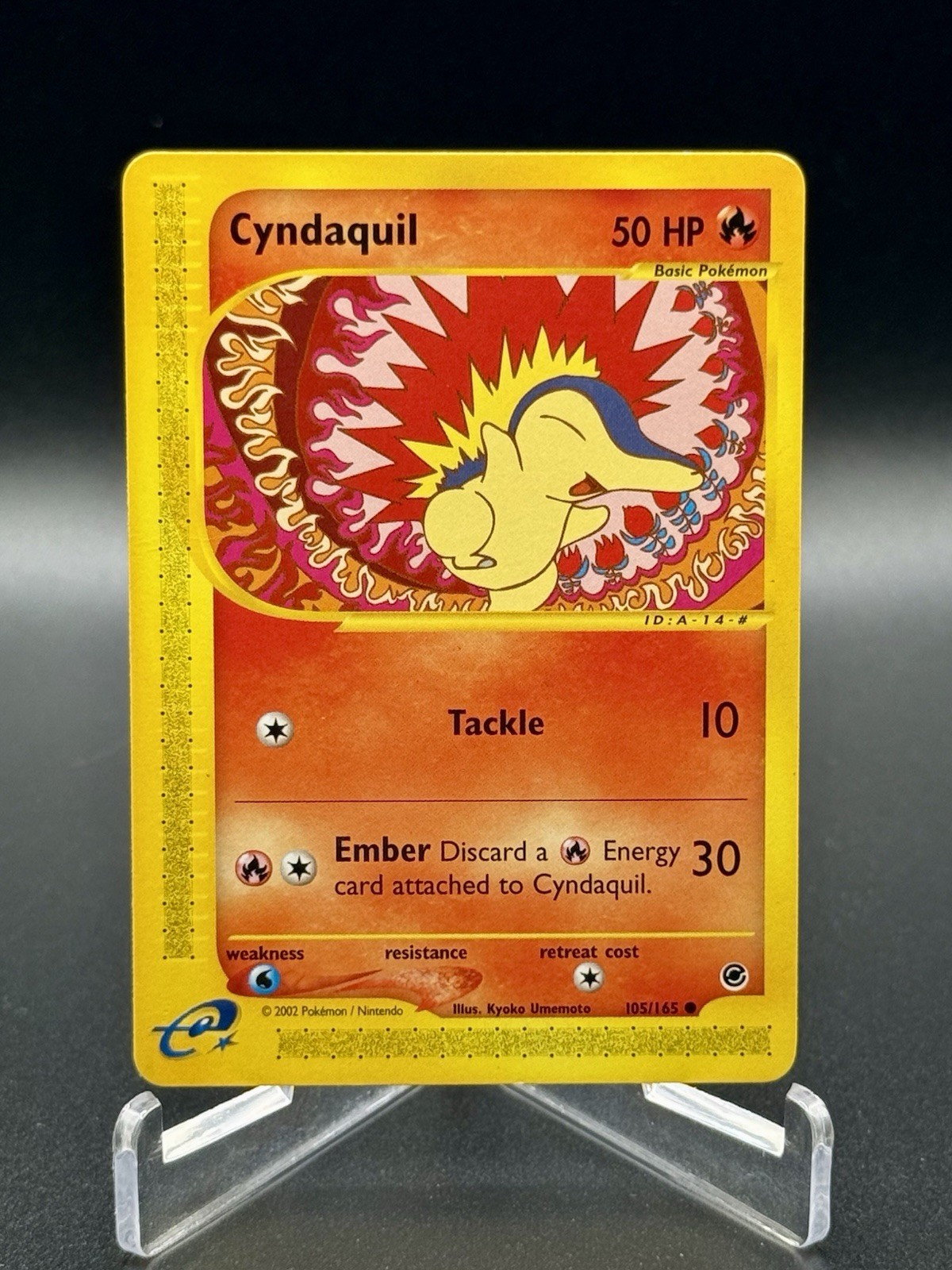 Pokémon TCG Cyndaquil 105/165 Expedition Common Near Mint Vintage WOTC