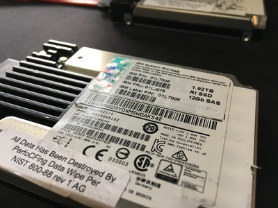 *LOT OF 2* IBM 1.92TB 12Gb/s 2.5'' SAS SSD IBM D050/C050 PX04SRB192 *512 FORMAT