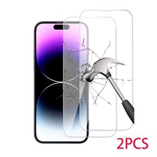 2X Tempered Glass Screen Protector Tempered Film For iPhone 13 14 15 16 Plus Max