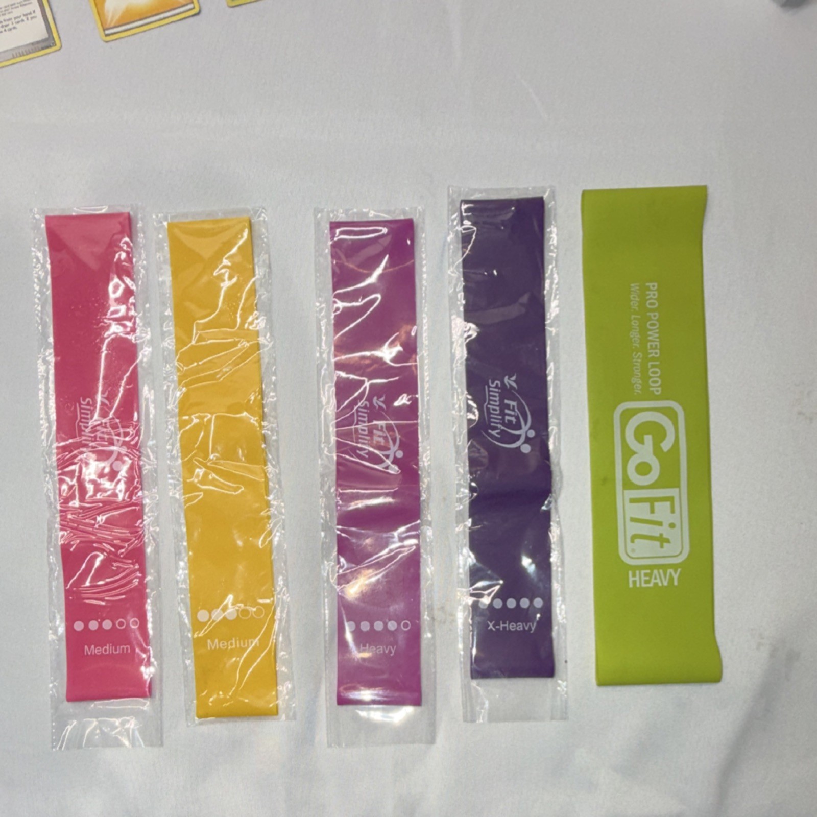 Set 5pc Latex Multicolor Multiple Levels