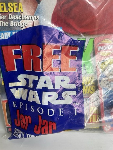 MATCH MAGAZINE JULY 1999 FACTORY SEALED WITH FREE STSRWARS JAR JAR TOY RARE 1999 - Picture 4 of 24
