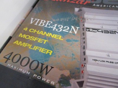 EVE 燃巡力 ２個セット Lanzar Vibe 432N 4000W 4-Channel Mosfet Amplifier NEW | eBay