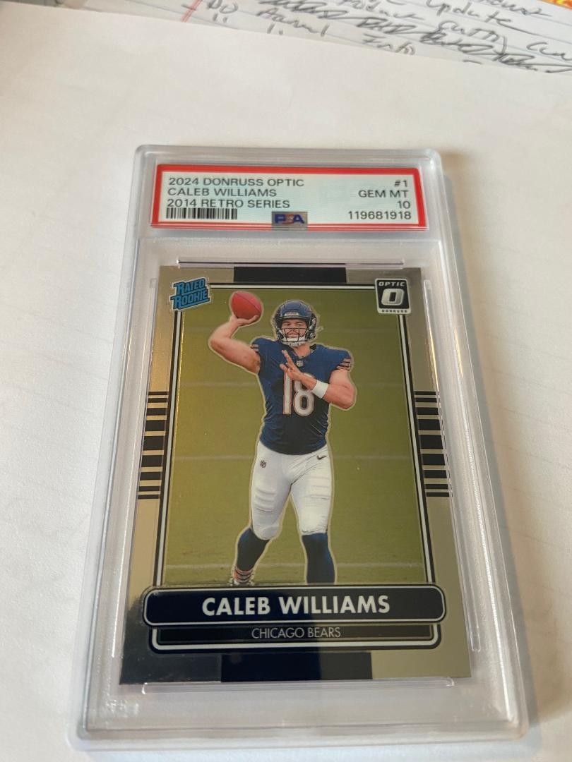Caleb Williams Panini Donruss Optic 2014 Retro Series #1 Base