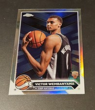 2023-24 Topps Chrome Victor Wembanyama Refractor RC #1 SPURS 🔥⭐️🏀  Rookie