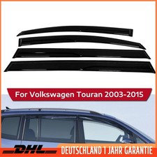 4stück Regenabweiser für VW Touran 5-Türer Windabweiser 2003-2015 DE++
