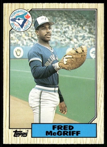 Fred McGriff 1987 Topps Traded Toronto Blue Jays #74T Near Mint or Better