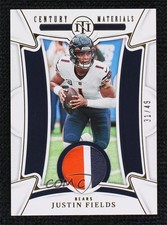 2022 Panini National Treasures Century Materials Gold 31/49 Justin Fields 1a7j