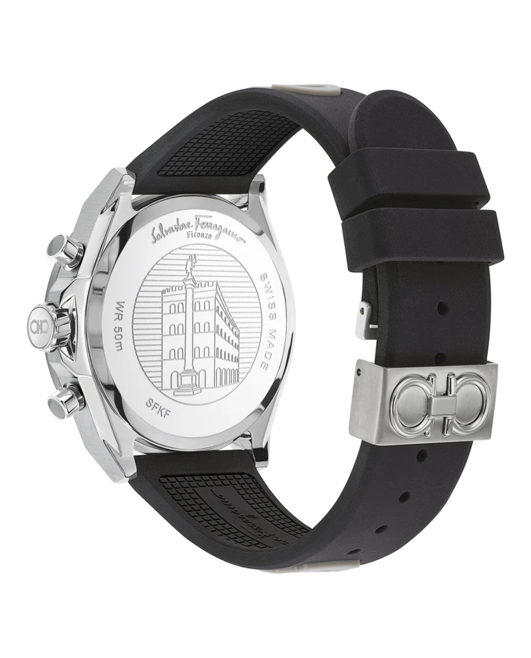 Reloj de moda Ferragamo para hombre con correa de acero inoxidable Foto 3 de 4