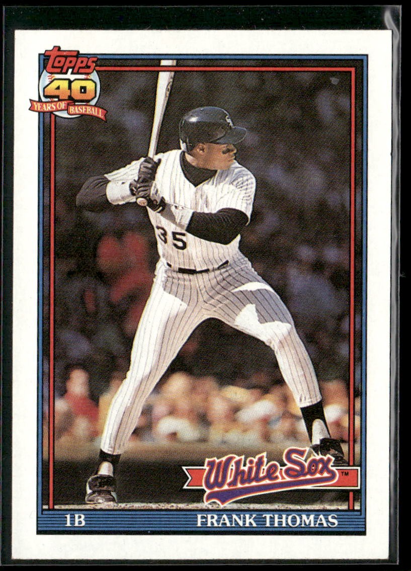 1991 Topps #79 Frank Thomas