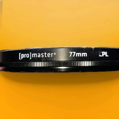 Promaster Digital. 77mm Circular Polarizer CPL Filter. Excellent Condition.