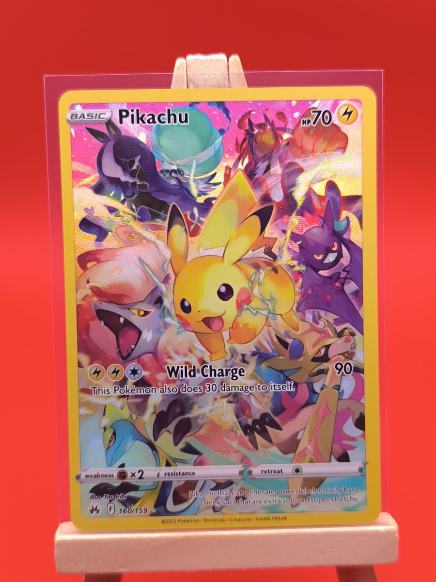 Pikachu 160/159 Crown Zenith Full Art Secret Rare Pokemon Card