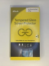 JETech Screen Protector for iPhone 6s Plus/ 6 Plus Tempered Glass 2-Pack