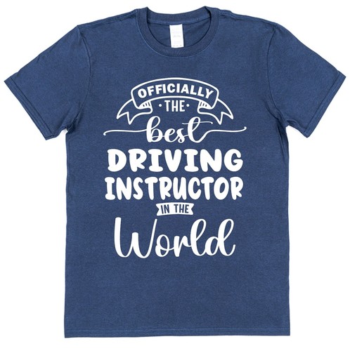Personalised Best Driving Instructor T-Shirt Thank You Appreciation Car Learner - Picture 18 of 20