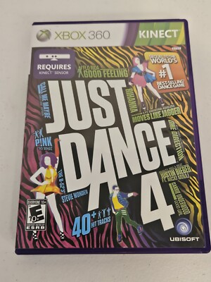 Kinect Xbox 360 Just Dance 4 - Xbox 360 Complete In Box Video Game 