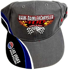 Vintage Nascar Hat Las Vegas UAW-Daimler Chrysler 400 2005 Race Day Hat USA Made