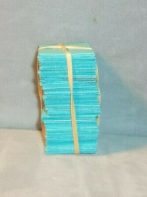 NEW 1.25''X1.25''-250Lt Blue CardStock Handcut InsertsFor Flips(can be for crafts)