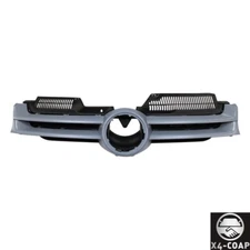 Fit Volkswagen Rabbit 06-09 Front Primed Gray Grille Assembly With Black Insert