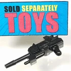 Vtg Transformers G1 Scrapper GUN Constructicon 1985 black weapon accessory Part