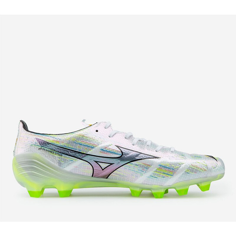 Mizuno Alpha II Elite MD P1GA256209 Silver Mens Football