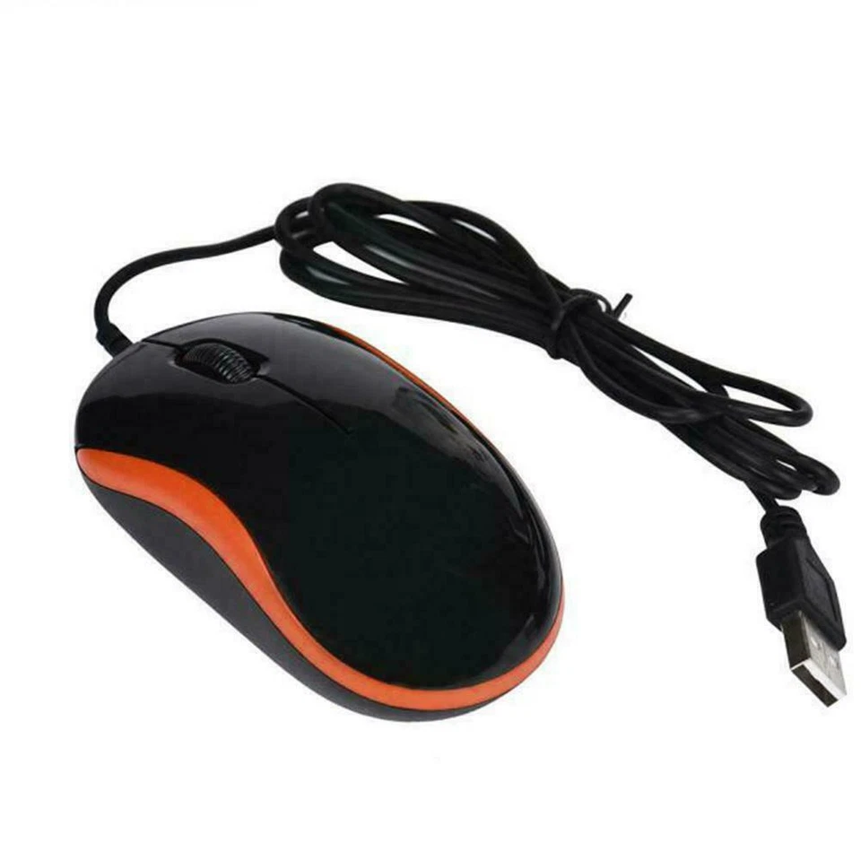 CHEAP Optical USB LED Wired Mini Home Office Mouse For PC Laptop Mice D3P7 T1K2 - Image 3 of 4