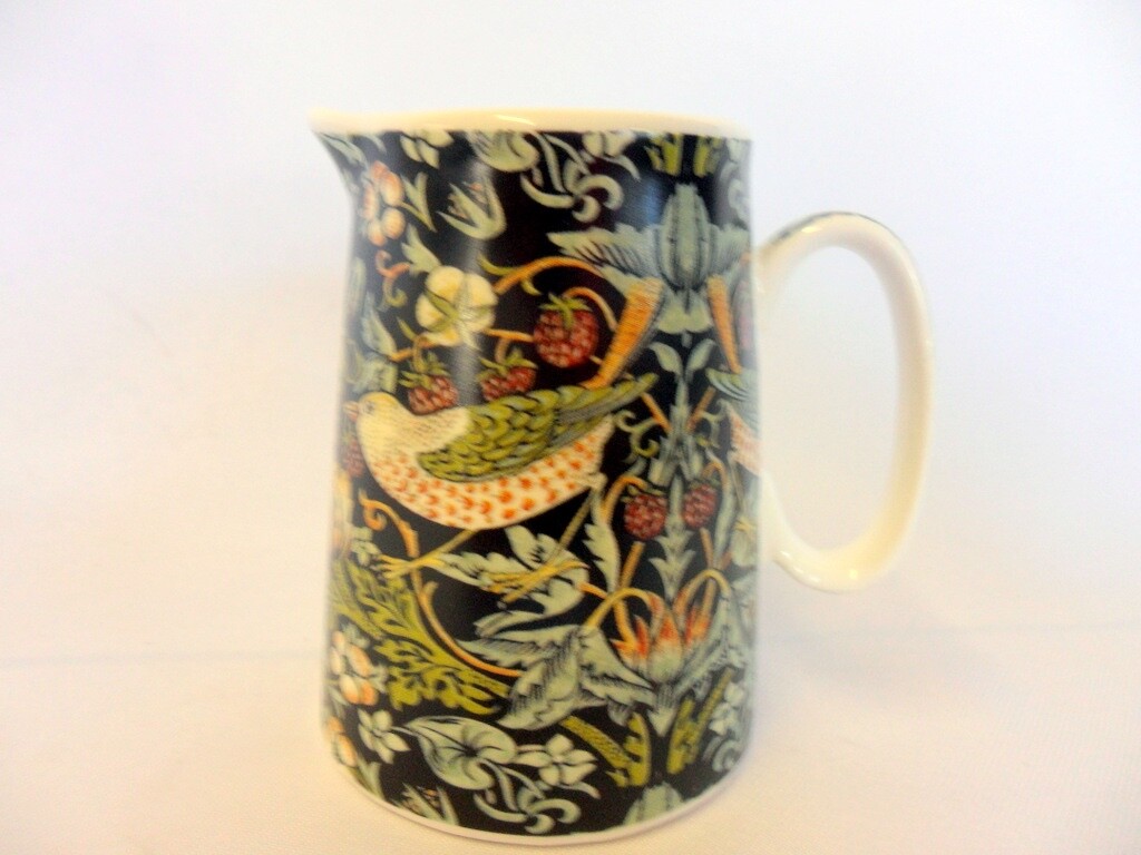 Red Strawberry Thief William Morris Archives - Jill Lydias