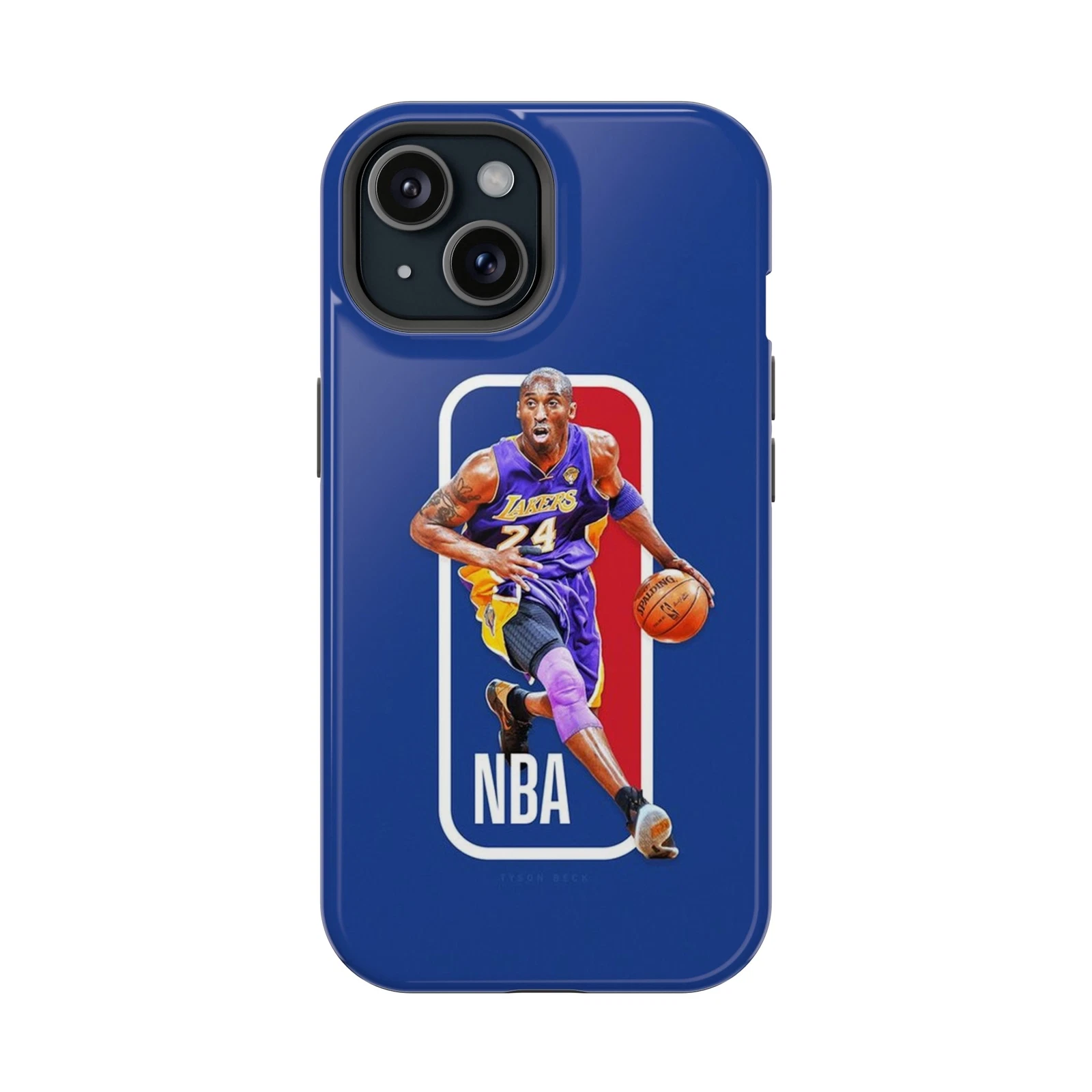 Kobe Bryant NBA Logo, Black Mamba Phone Case