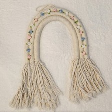 Macrame Rainbow Nursery Decor