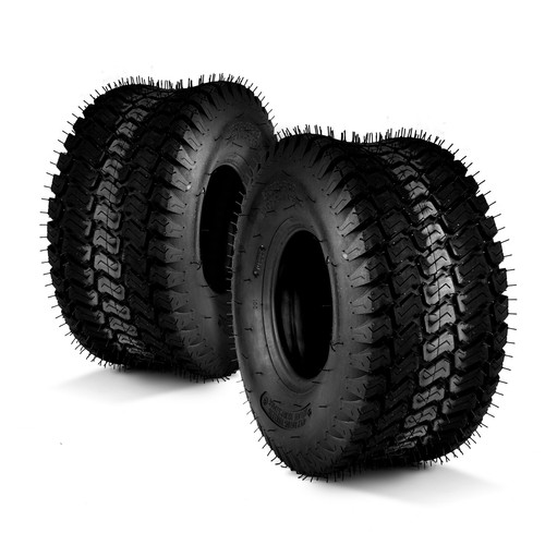 15x6-6 Lawn Mower Tires 4Ply 15x6-6 Turf Garden Tractor Tires Tubeless Set 2 - Picture 3 of 6