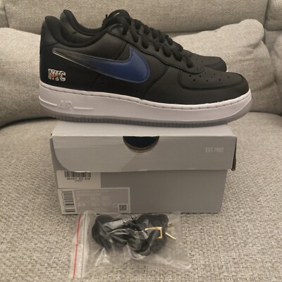 Nike Air Force 1 x Kith NYC Black Gr. 7 US - 40 EU Neu Authentic 