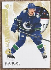 Olli Juolevi 2020-21 SP Gold Rookie #132 /100 Upper Deck Numbered Parallel NHL
